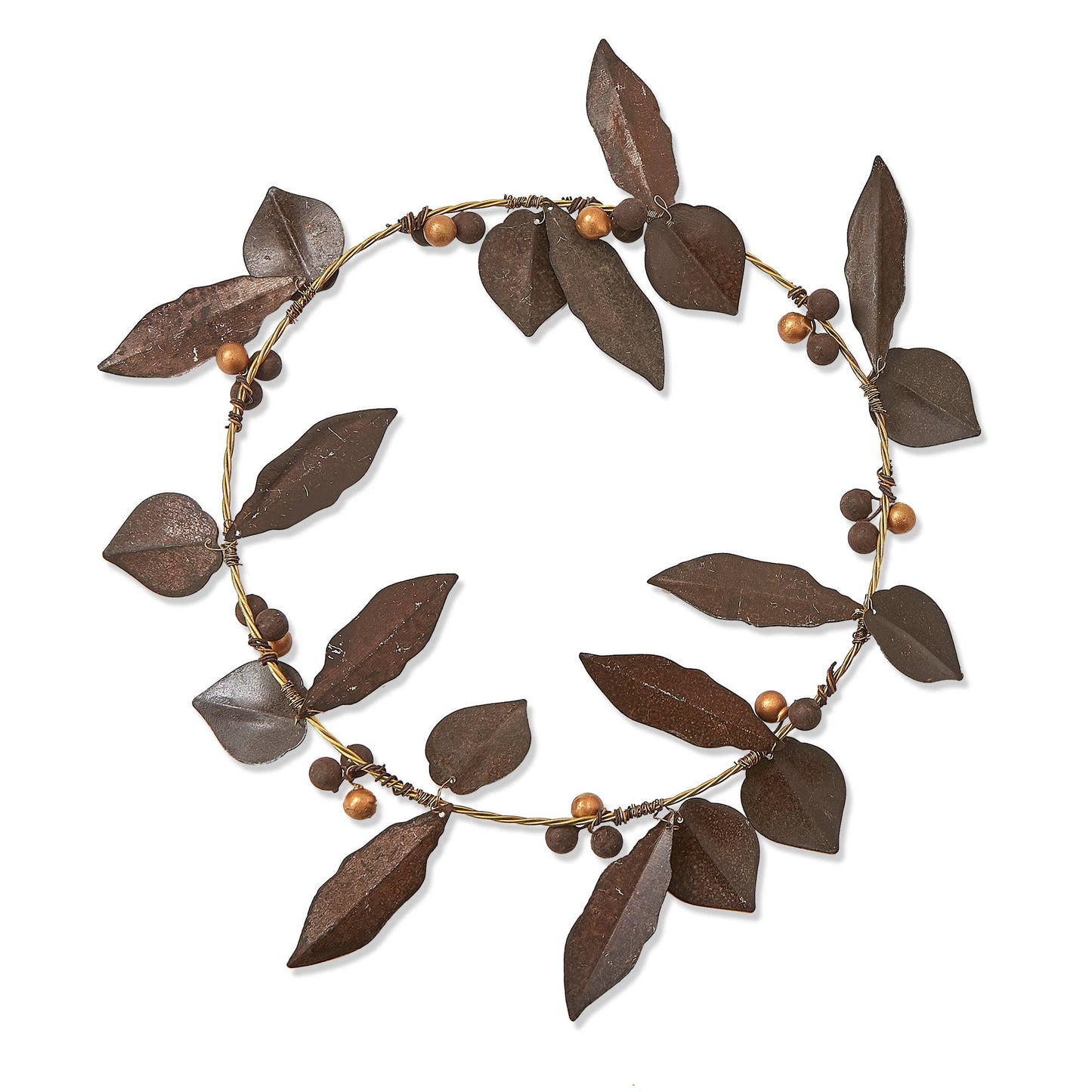 Weathered Leaf & Berry Wreath - Multi