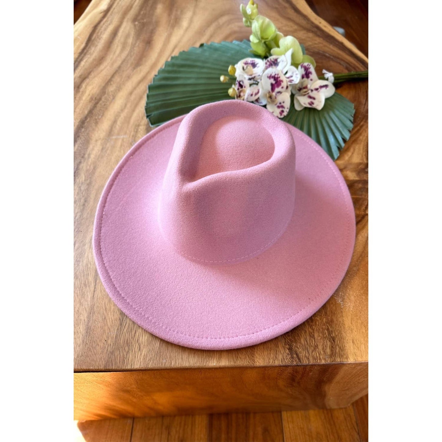 New Color WIDE BRIM DANDY PANAMA HAT FOR WOMEN  Primium Hat : GREEN / ONE SIZE