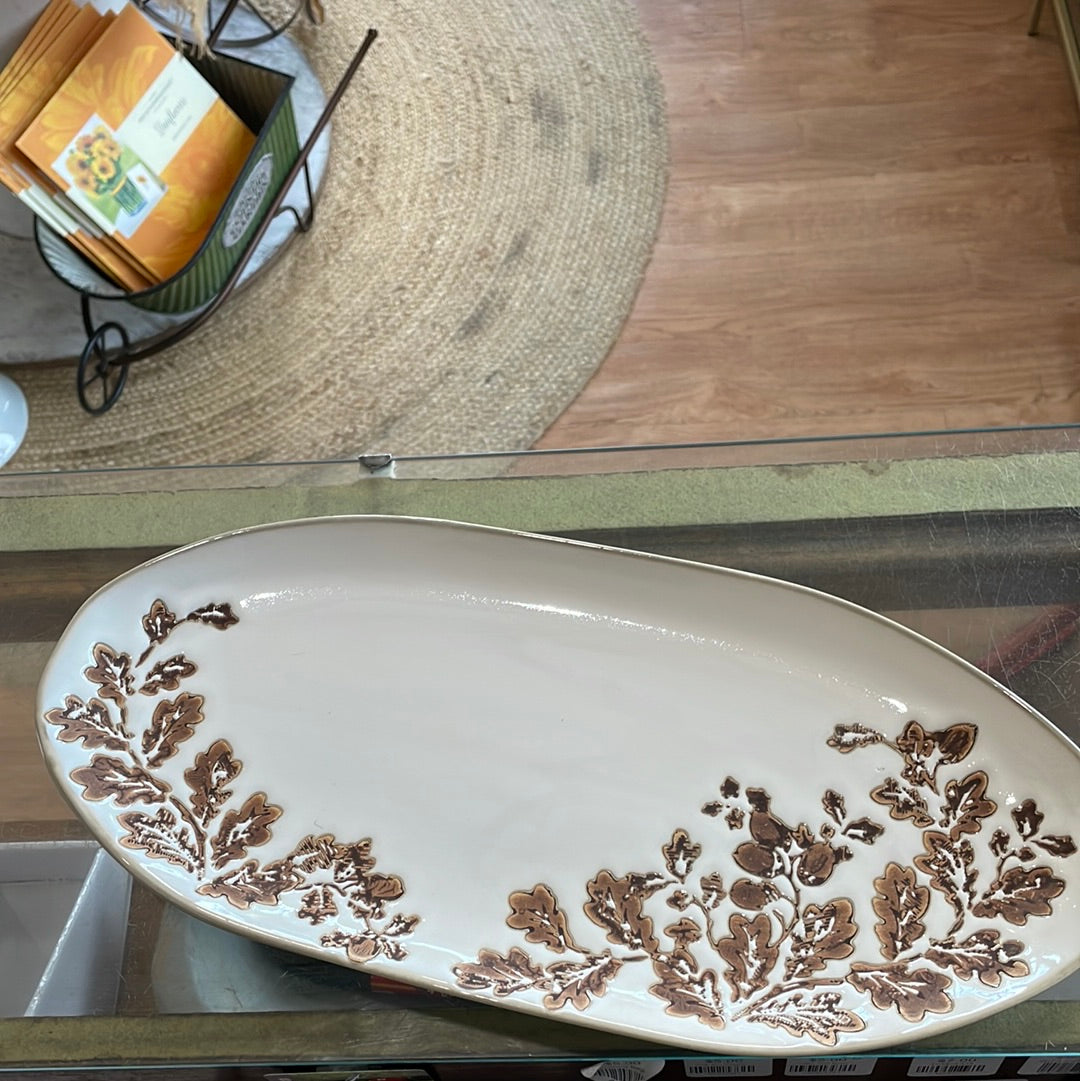 Leaf & Acorn Platter