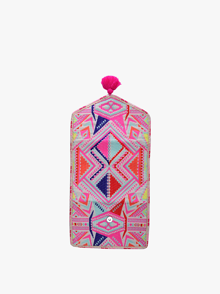 CS2307 Katleya Patterned Cotton Jewelry Case/Pouch