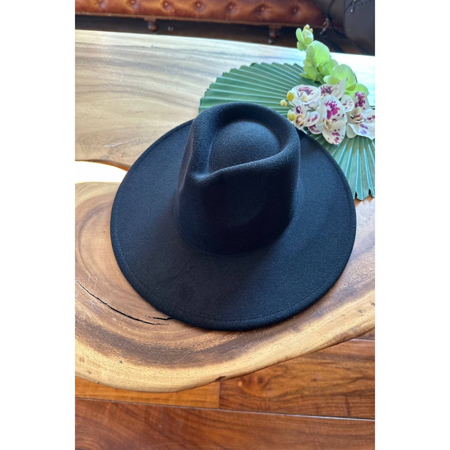 New Color WIDE BRIM DANDY PANAMA HAT FOR WOMEN  Primium Hat : Plum / ONE SIZE