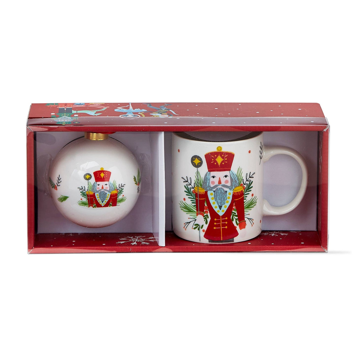 Nutcracker Mug & Ornament Set - Red Multi