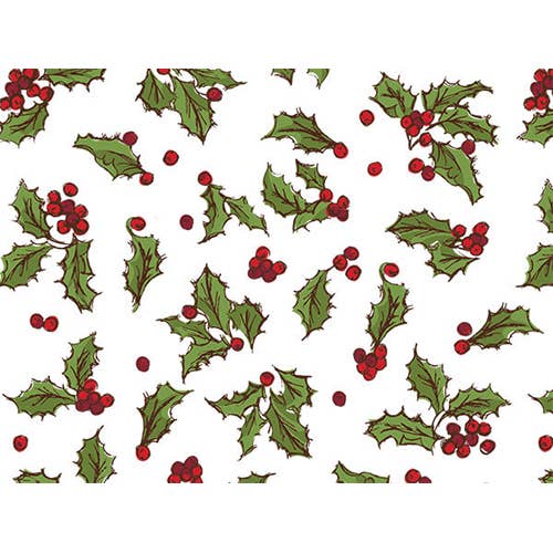 Christmas Print Tissue Paper Sheets: 120 Pack / Peppermint Holiday