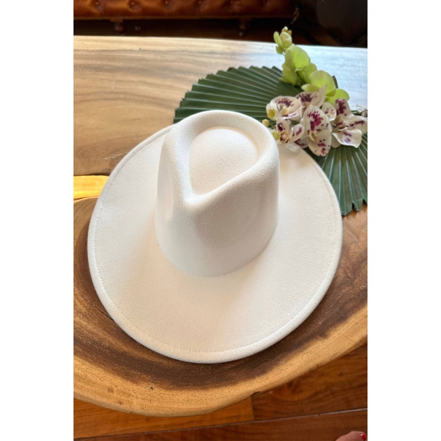 New Color WIDE BRIM DANDY PANAMA HAT FOR WOMEN  Primium Hat : Plum / ONE SIZE
