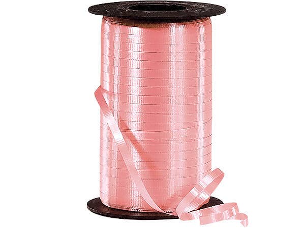 Poly Curling Ribbon Colors: 1 Pack / 3/16"x500 yards / Pink Beauty Curling