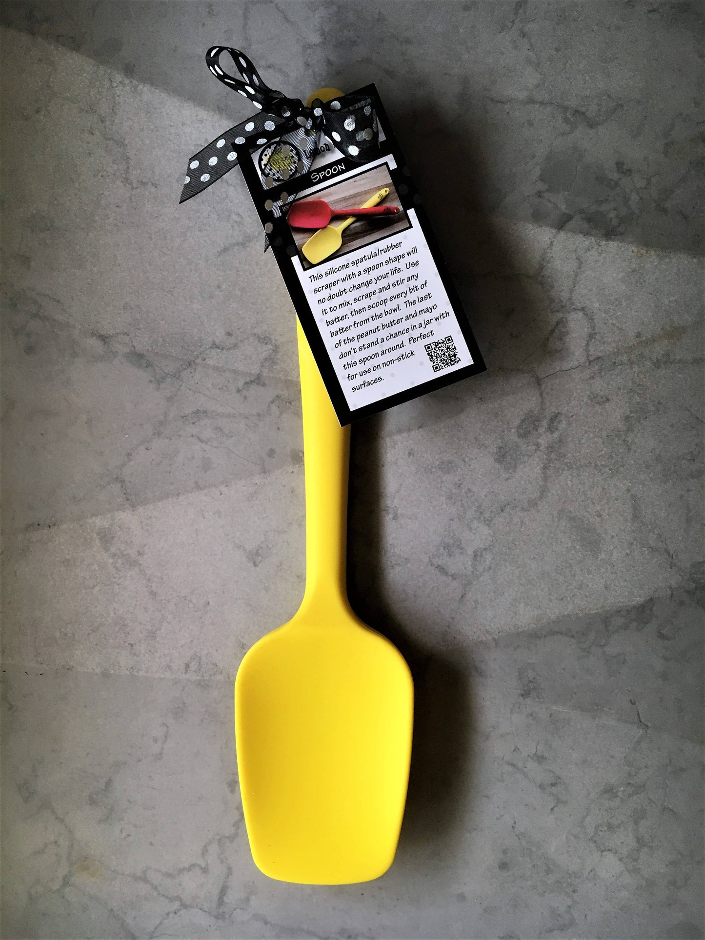 Silicone Spoon, Yellow