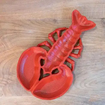Red Wooden Crawfish Tray