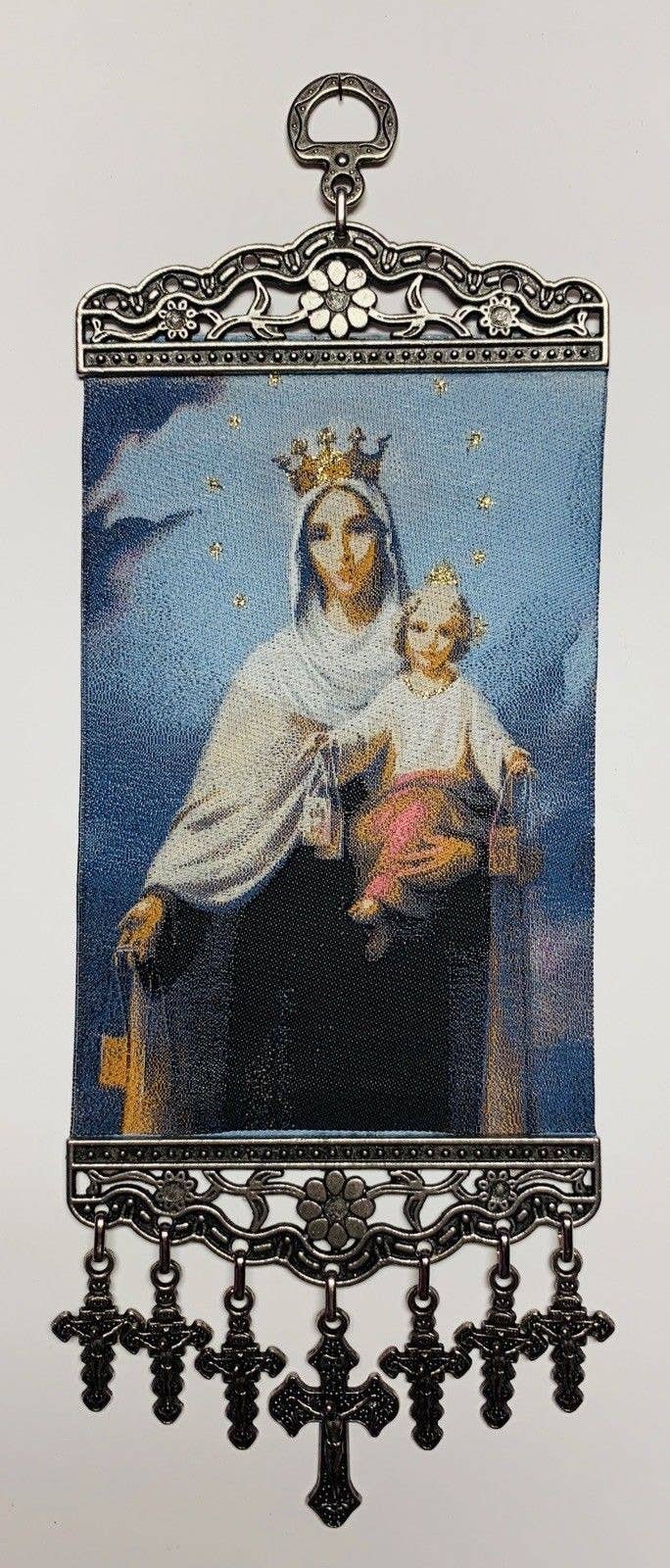 Icon – Our Lady of Mount of Carmel   (8″ x 18")