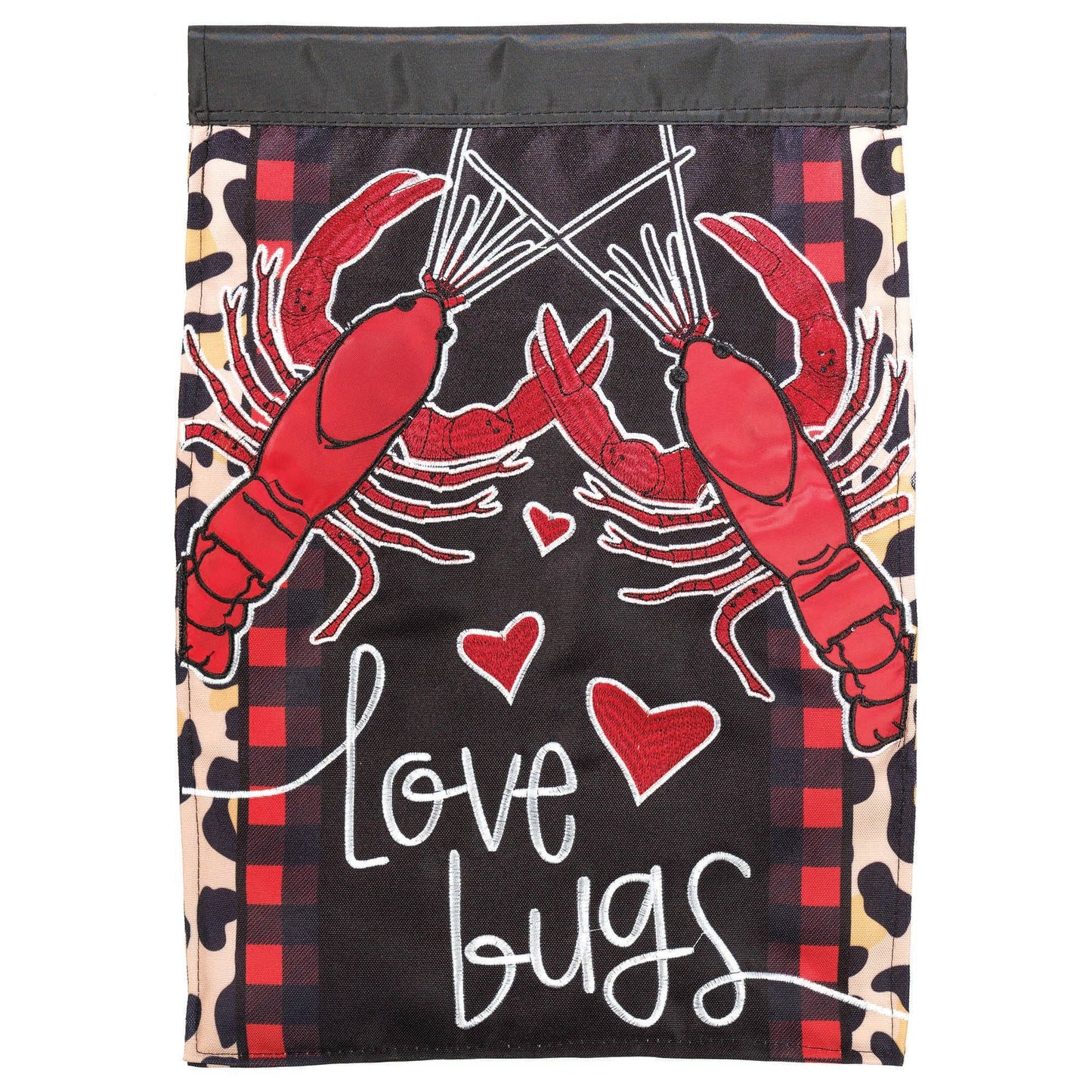 Love Bugs Crawfish-Garden Flag