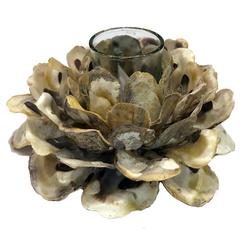 Oyster Shell Candle Votive