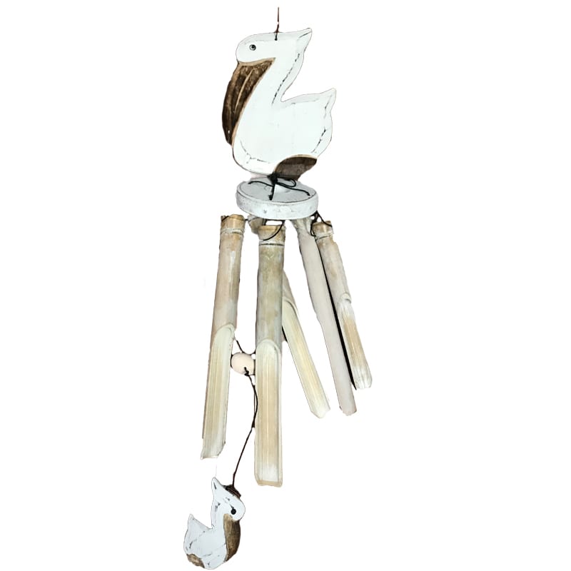 Double Pelican Wind Chime