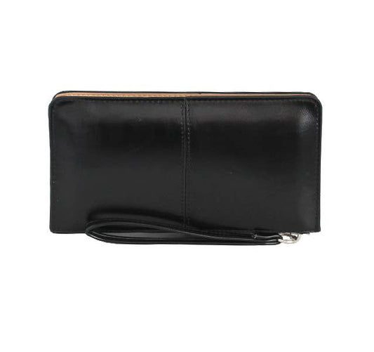 3 Pocket Wallet-Black