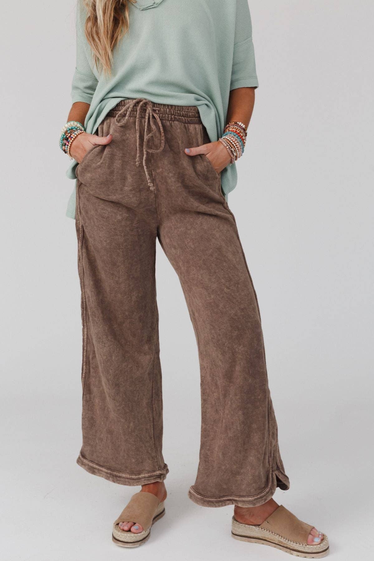 M-So Comfy Wide Leg Full Pant - New Mocha