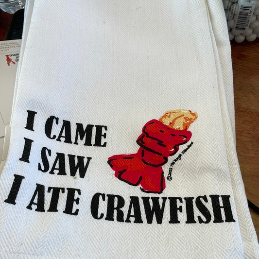 I Ate Crawfish Towel