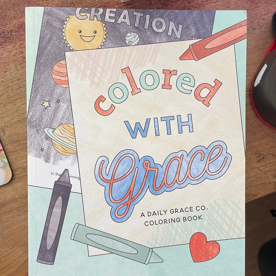 Colored With Grace - Kids Coloring Book