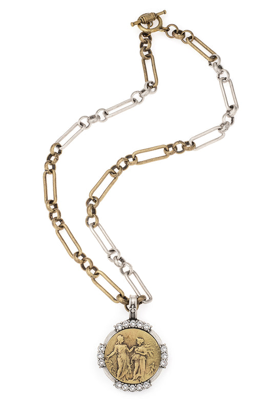 CHABLIS CHAIN WITH REPUBLIQUE MEDALLION